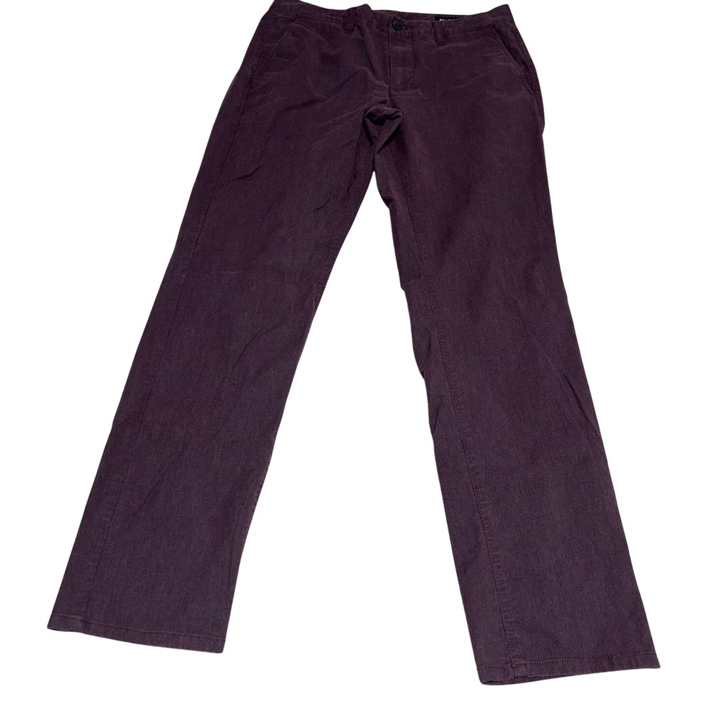 Bonobos Chino Pants Mens 32 32 Purple Straight Leg Casual Cotton Blend